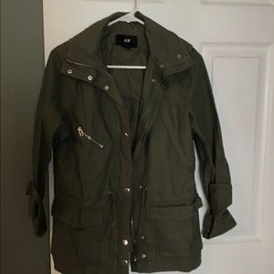 Canvas military style jacket